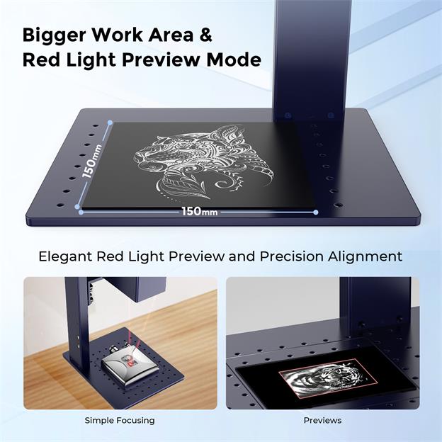 G2 PRO 30W Metal & Plastic Fiber Laser Engraver