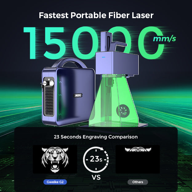 G2 20W Metal & Plastic Fiber Laser Engraver